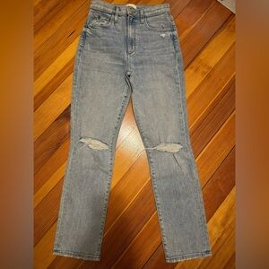 Favorite Daughter THE VALENTINA SUPER HIGH RISE CIGARETTE ANKLE malibu / 26